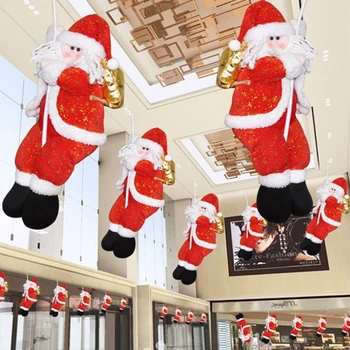 Decoratiuni De Craciun Moș Crăciun Decora Pomul De Crăciun/Acoperiș Ornament Crăciun Fericit Crăciun Ornament Ornamente Suspendate - Imagine 1  