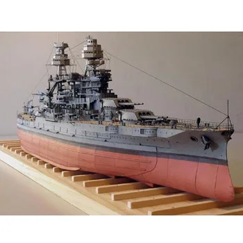 1/250 USS BB-39 Arizona navă de Război 3D Model din Hârtie - Imagine 1  