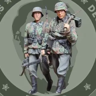 1/35 Rășină Model Figura GK，soldat German , Neasamblate și nevopsite kit - Imagine 1  