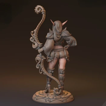 1/35 Scară de Rășină Figura Model de Kit de Fantezie Magie Arcaș Hunter Miniatură Statuie Neasamblate și Nevopsite Transport Gratuit - Imagine 2  