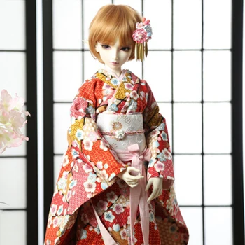 1/6 1/4 1/3 Vechi Costum BJD Haine Furisode Kimono Tinuta Pentru YOSD MSD SD13 Mare Fata SSDF ID75 Unchiul Papusa Accesorii C2203 - Imagine 1  