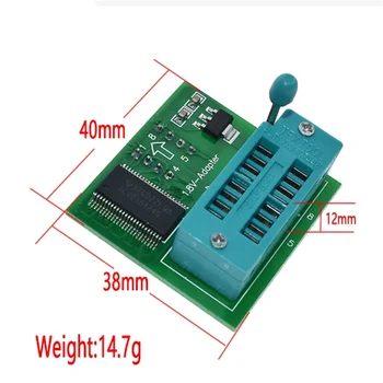 1.8 V adaptor pentru placa de baza 1.8 V SPI Flash SOP8 DIP8 W25 MX25 utilizarea pe programatori TL866CS TL866A EZP2010 EZP2013 CH341 - Imagine 2  
