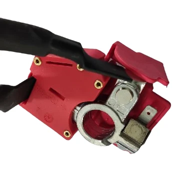 1 BUC Masina Cablului Pozitiv al Bateriei Roșu din material Plastic+Metal Pentru BMW X5 F15 X6 F16 F85 F86 2013-2018 a Bateriei Duce Protecție Cablu - Imagine 2  