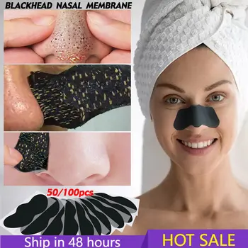 10-100buc Nasul Negru de Demontare Masca de Curatare Profunda a Pielii de Îngrijire a Micsora Porilor Acnee Tratament Masca Nas Puncte Negre, Pori Curate Benzi - Imagine 1  