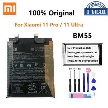 100% Original BM55 5000mAh Baterie de Telefon Pentru Xiaomi 11 Pro Ultra 11Pro 11Ultra Telefon Mobil Înlocuirea Bateriilor Bateria - Imagine 1  