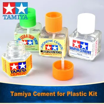 100% Tamiya Cement Clei 40ML Limonen Extra Subțire Setare Rapidă ABS Ciment pentru Gundam Hobby din material Plastic Kit DIY Model de a Face Clei - Imagine 1  