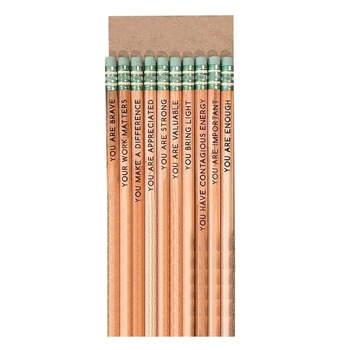 10buc Scris Creioane cu Radiera, Creioane Acuarelă pentru DIY Scrapbooking - Imagine 2  