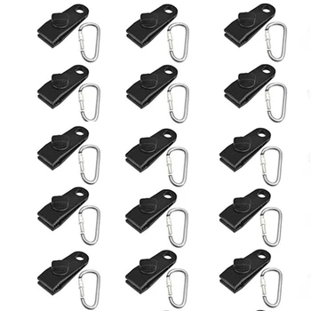 15 Pack Prelată Clipuri, Grele Degetul Mare De Blocare Șurub De Prindere Cort Clip Și Multi-Scop Cort Clip De Prindere Prelata Auto,Acoperi - Imagine 1  