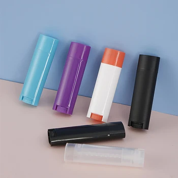 1buc Gol Reîncărcabile Sticla 4.5 g de Plastic DIY Ruj de Buze Balsam de Tuburi Portabile Cosmetice Deodorant Containere Pentru Călătorie - Imagine 1  
