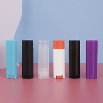1buc Gol Reîncărcabile Sticla 4.5 g de Plastic DIY Ruj de Buze Balsam de Tuburi Portabile Cosmetice Deodorant Containere Pentru Călătorie - Imagine 2  