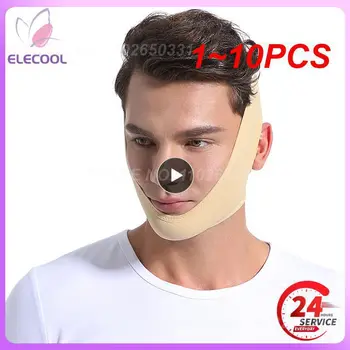 1~10BUC Bărbie Dublă Mască Facială Subțire de Masca de Fata de Slăbire Bandaj de Îngrijire a Pielii Formă de Centură Lift Reduce Fata Bucati mai Subtire pentru - Imagine 1  