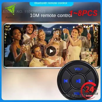1~8PCS mass-Media fără Fir Buton Telecomanda Auto Motociclete Biciclete Volan MP3 Muzica Joc Pentru IOS, Android Telefon - Imagine 1  