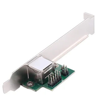 2.5 G Base-T Adaptor de Rețea Gigabit I225 Chip 2500Mbps M. 2 B/M pentru a PCIe 2.5 Gb Card Ethernet RJ45 LAN Controller Card - Imagine 1  