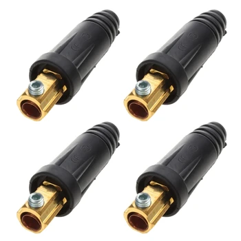 2 buc Cablu de Sudare Rapidă Conector Pereche 200Amp-300Amp (#4-#1) 35-50 MMP pentru Masina de Sudare Accesorii - Imagine 1  