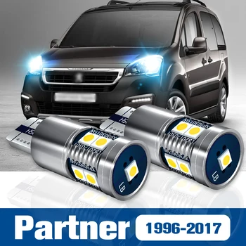 2 buc LED-ul creatininei Bec Lampă de staționare Accesorii Canbus Pentru Peugeot Partner 1996-2017 2008 2009 2010 2011 2012 2013 2014 - Imagine 1  
