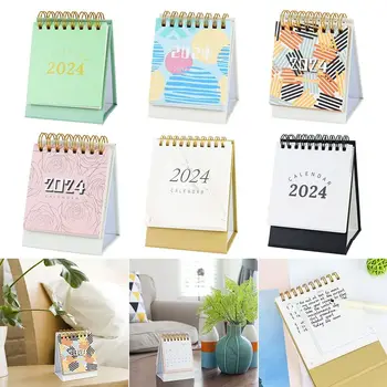 2023.6-2014.12 Desktop Calendar Portabil Mini Hârtie De Zi Cu Zi Agendă Anual De Scriere Pentru A Face Lista De Planificator De Școală - Imagine 1  