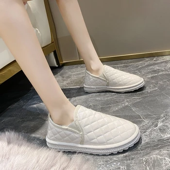 2023 Cizme de Zapada pentru Femei Tub Scurt Îngroșat Pantofi de Bumbac Non-alunecare de Iarna Noi Pantofi Student Femei Pantofi Platforma, Cizme Femei - Imagine 1  