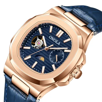 2023 Nou Brand Bărbați Impermeabil Ceas de Lux ONOLA Relaxare Afaceri Sport Mecanismele Automat Ceasuri - Imagine 1  
