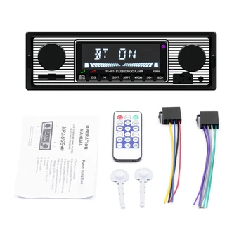 2024 Nou Wireless Radio Auto cu MP3-Player compatibil Bluetooth Multimedia-AUX USB FM Player 12V Stereo-Audio Auto-Electronics - Imagine 1  
