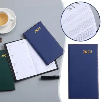 2024 Portabil Mini Agenda A6 Jurnal Planificator Săptămânal Zile 365 Lista Birou Notebook-Uri Suppli La Calendar, Notepad Școală M7c9 - Imagine 2  