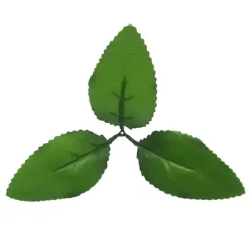 20buc Simulare Plante Usor de intretinut Anti-toamna Decora Culoare Naturala Trident Frunze Simulat Artificial Verde Plante Alimentare de Origine - Imagine 2  