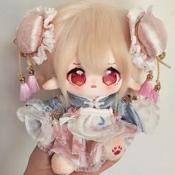 20cm Joc Anime Genshin Impact Kawii Klee Cosplay de Pluș Umplute DollBody Schimba Costum de Pluș Mascota Cadou Minunat - Imagine 2  