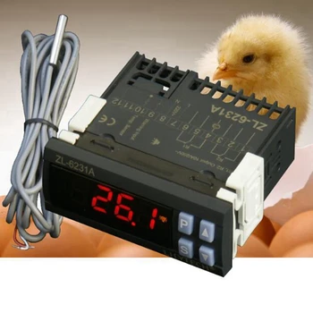 20X LILYTECH ZL-6231A, Incubator Controller, Termostat Multifunctional Cu Timer, Egală Cu STC-1000, Sau W1209 + TM618N - Imagine 2  