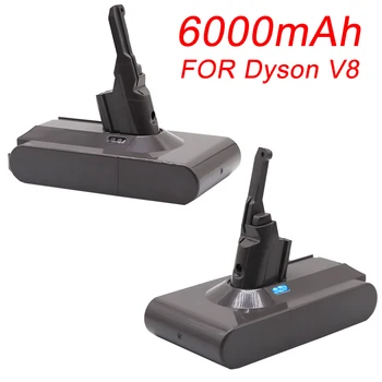 21.6 V 6000mAh pentru Dyson V8 Baterie Li-ion Pentru Dyson V8 Baterie V8 de serie ,V8 Pufos SV10 Aspirator BATERIE Reîncărcabilă L70 - Imagine 1  