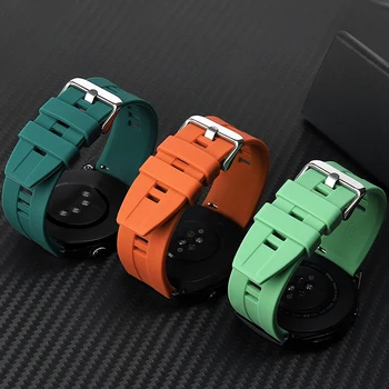 22mm Curea de Ceas Pentru Huawei Watch gt 2/2e/3 pro Silicon Smartwatch-Bratara Curea Samsung Galaxy watch 3/45mm/46mm S3 Trupa - Imagine 2  