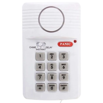2X Tare Usa Wireless de Alarmă de Securitate Pin Panica Tastatura Pentru Biroul de Acasă Magazie Garaj - Imagine 1  