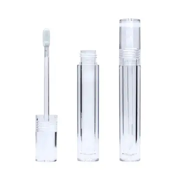 30pcs 50pcs Luciu de Buze Transparent Tuburi 5.5 ml Gol Rotund din Plastic Lip Glaze Containere de Ambalare Returnabile Sticle Lipgloss Tub - Imagine 2  