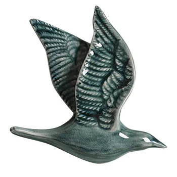 3D Ceramică Păsări care Zboară de Perete Decor Creativ Păsări Agatat Ornament Pentru Casa - Imagine 2  