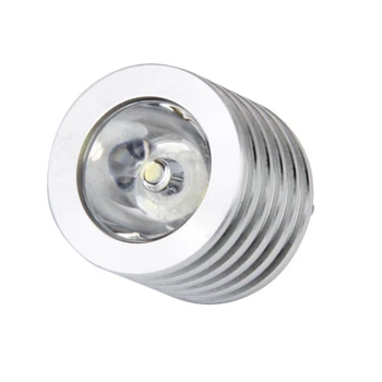 3X Aluminiu 3W USB Lampa LED Soclu Reflector Lanterna Lumină Albă - Imagine 2  