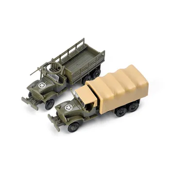 4D 1/72 GMC CCKW-353 Camion Militar de Asamblare Puzzle Model de-al doilea RĂZBOI MONDIAL Armata americană Vehicule Ușor Model de Kit de Băieți Jucărie - Imagine 1  