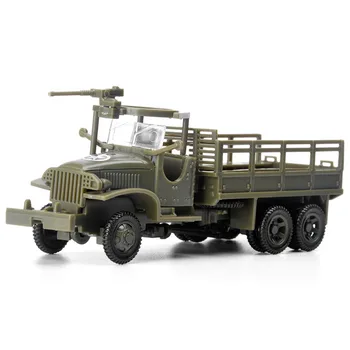 4D 1/72 GMC CCKW-353 Camion Militar de Asamblare Puzzle Model de-al doilea RĂZBOI MONDIAL Armata americană Vehicule Ușor Model de Kit de Băieți Jucărie - Imagine 2  
