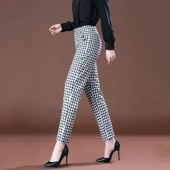  4xl Carouri Pantaloni Femei de Jos Harajuku Pantaloni Femei Talie Mare pentru Femei de Moda de Vară de vârstă Mijlocie Mama Pantaloni Harem - Imagine 2  
