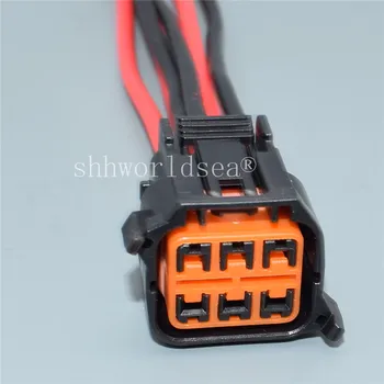 6 PinAutomotive rezistent la apa carcasa mufa cabluri Auto cablu faruri conector Lampă Lumina Plug HP066-06021 pentru Hyundai, KIA - Imagine 2  