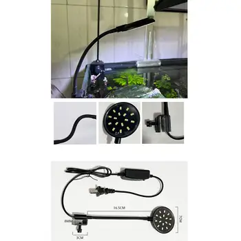 7w Led Rezervor de Pește Clip Acvariu de Lumină de Economisire a Energiei Flexibil Lampi Pentru acvariu Iluminat (ue/sua Plug) - Imagine 1  