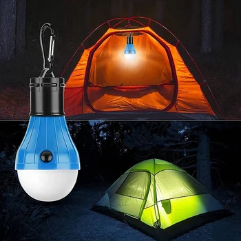 8 Pack LED Camping Lumină,Accesorii Camping Cort Pentru Camping, Cort Portabil Cu Lumini Clip Cârlig Pentru Camping,Un - Imagine 2  