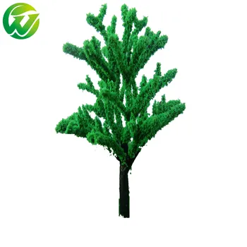 8cm Verde din Plastic Model la Scară Stradă Model de Copaci Pentru Tren de cale Ferată Arhitectura de Peisaj HO N OO Layout - Imagine 1  