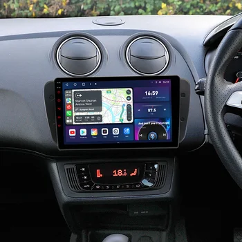 8core 8+256g Radio Auto Android Auto pentru Seat Ibiza 6j 2008 2014 2015 Navigație Gps, 4g Lte Dsp Bluetooth 5.0 - Imagine 1  