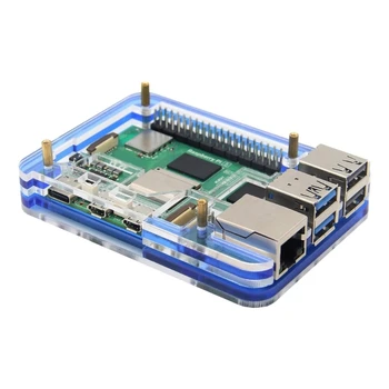 Acrilice Cabina de Caz pentru RaspberryPi5 4GB/8GB Potrivire Sigură și Ușor de Acces - Imagine 2  