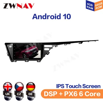 Android 10 Ecran IPS PX6 DSP Pentru Toyota Camry 2017 2018 2019 Nici o Masina DVD Player GPS, Player Multimedia, Radio Audio Stereo 2 DIN - Imagine 1  