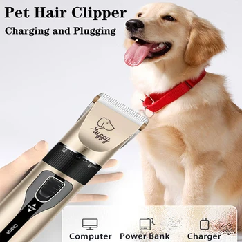 Animale de Companie profesional Tuns Caine Intretinere Unelte de Tuns Caini USB Reîncărcabilă Păr de Câine de Ras Cat Tuns Pentru Caini Accesorii - Imagine 1  