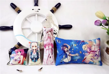 Anime Mini Dakimakura Soarta mare Pentru FGO Astolfo Breloc Perna Agatat Ornament Telefon Curea 3x10cm - Imagine 2  