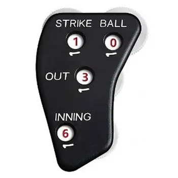 Arbitrul Indicator Rezistent La Abraziune Arbitrul Contra Apăsați Benzi De Design Iesirile Reprize Mingi De Baseball Formare Clicker - Imagine 1  