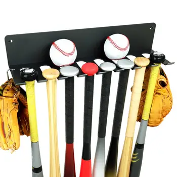 Baseball Display Stand Structură Solidă de Baseball Raft de Depozitare Burr-gratuit de Stocare Moderne 6 Cârlig Unelte de Antrenament Display Stand - Imagine 1  