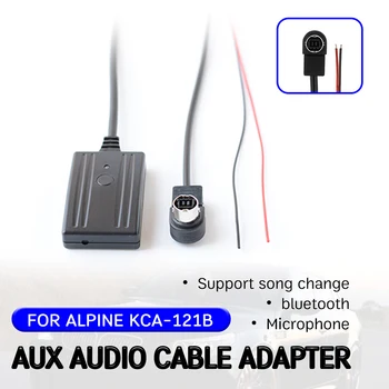 bluetooth Aux Receptor Cablu Adaptor pentru ALPINE KCA-121B Hands-free Hifi aux module pentru ALPINE 9887/105/117/9855/305S Unitatea de Cap - Imagine 1  