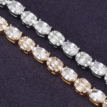 BrideTalk de Lux Brățară Inel Seturi de Bijuterii Pentru Femei Nuntă Cubic Zircon Cristal india, Dubai Bratara Set de Bijuterii - Imagine 2  