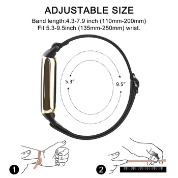 Bucla Elastica Watchband Pentru Fitbit Luxe Curea Bratara Pentru Fitbit Luxe Watchband Bratara De Înlocuire Smartwatch Accesorii - Imagine 2  